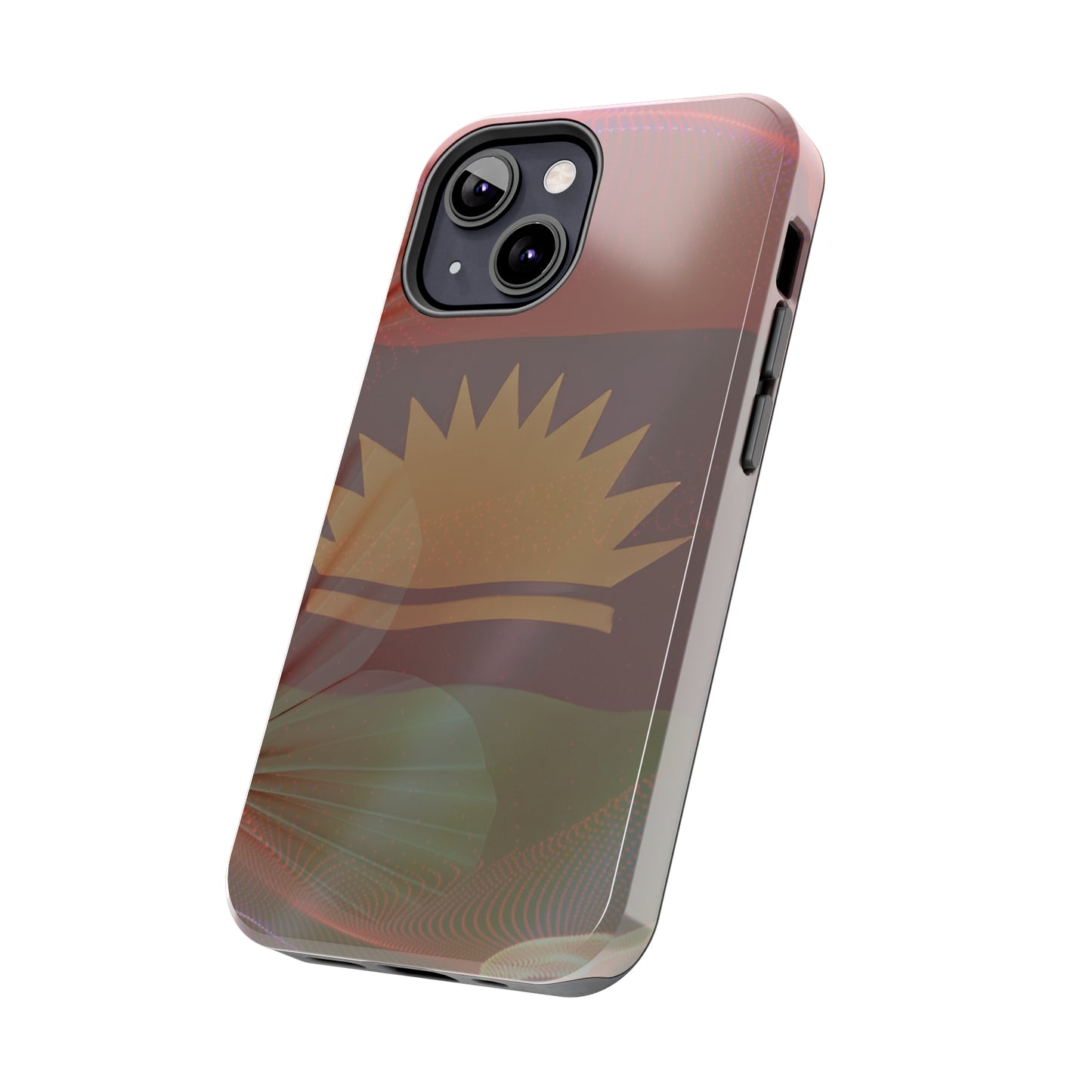 United States of Biafra Flag Flower Blend 2 - Tough iPhone Cases (iPhone 7, 8, X, 11, 12, 13, 14, 15)