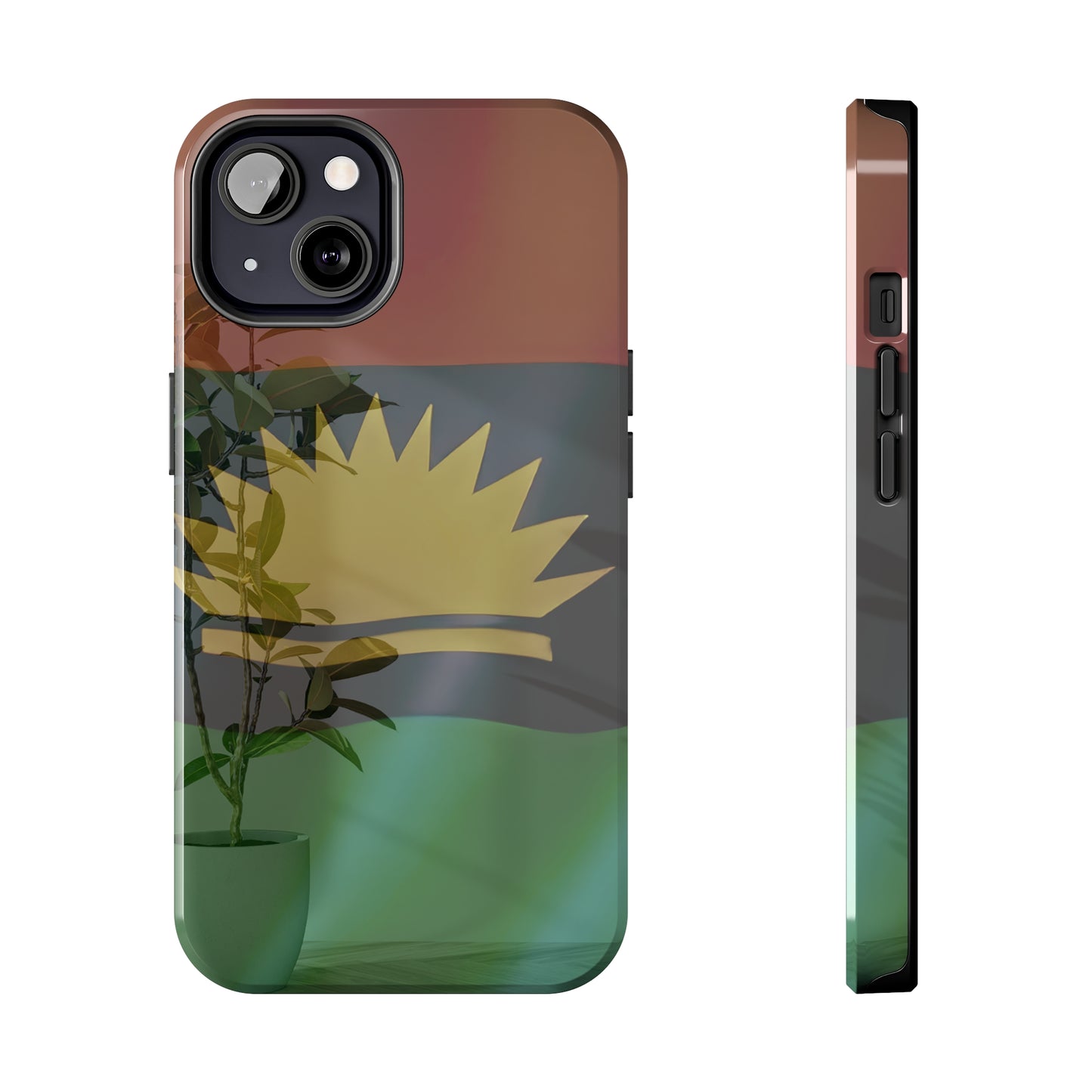 United States of Biafra Flag Plant Vase - Tough iPhone Cases (iPhone 7, 8, X, 11, 12, 13, 14, 15)