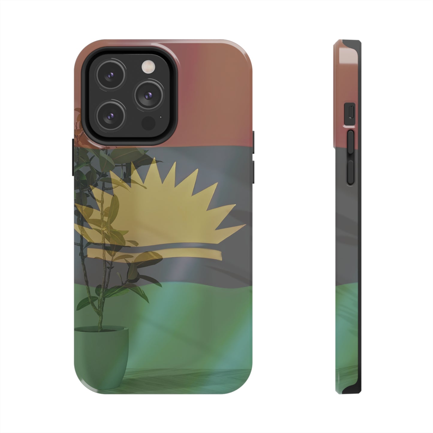 United States of Biafra Flag Plant Vase - Tough iPhone Cases (iPhone 7, 8, X, 11, 12, 13, 14, 15)