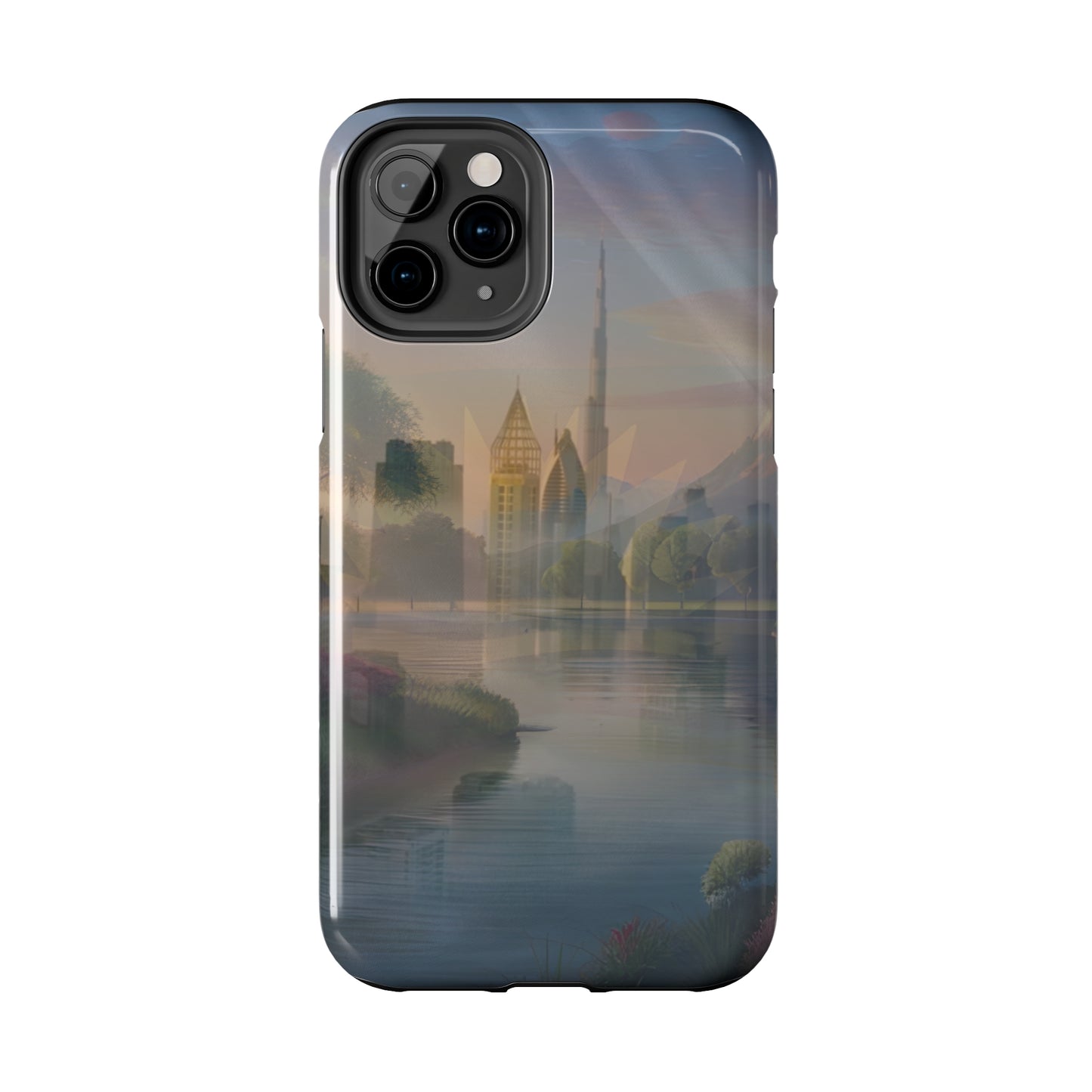 City Neighborhood Pond United States of Biafra - Tough iPhone Cases (iPhone 7, 8, X, 11, 12, 13, 14, 15)
