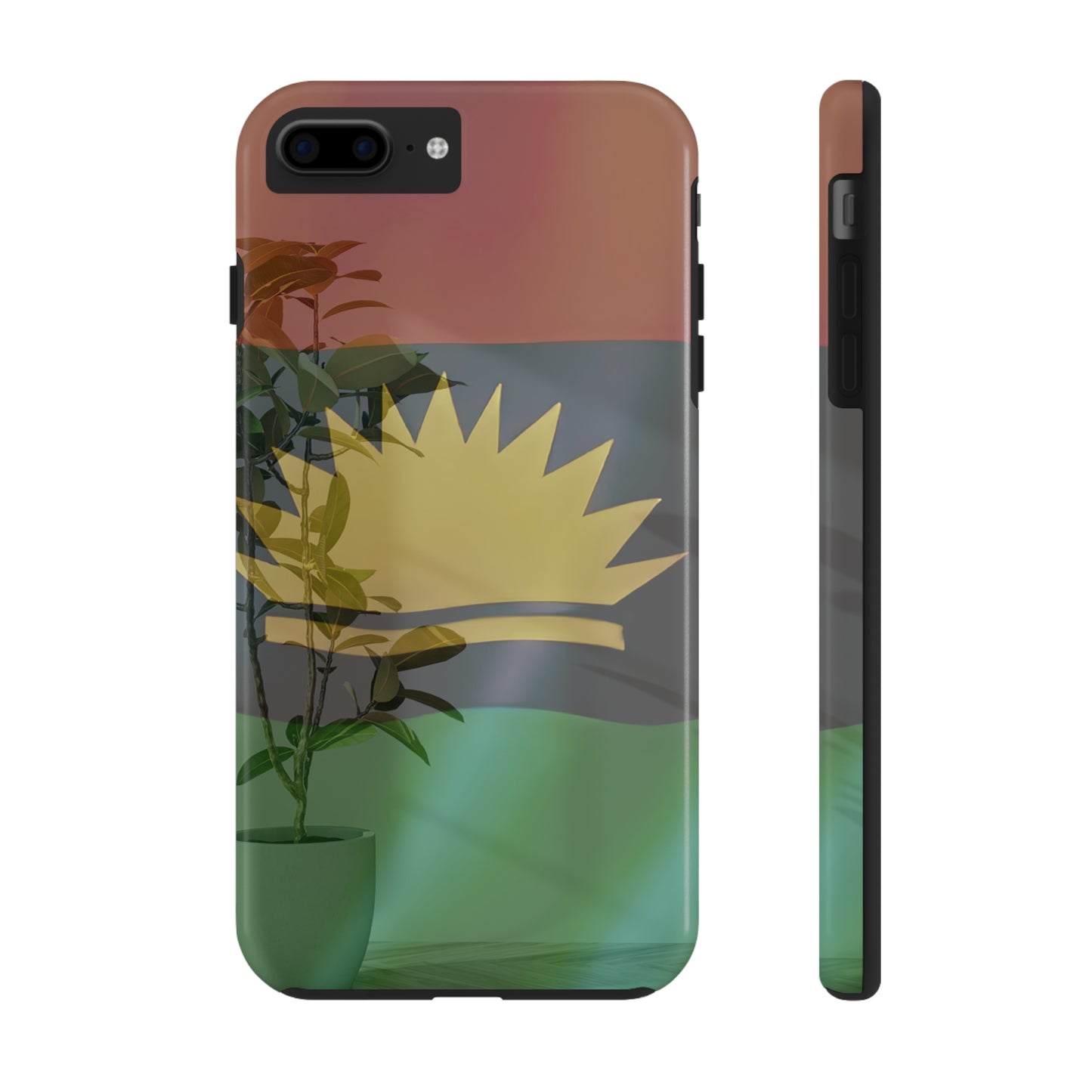 United States of Biafra Flag Plant Vase - Tough iPhone Cases (iPhone 7, 8, X, 11, 12, 13, 14, 15)