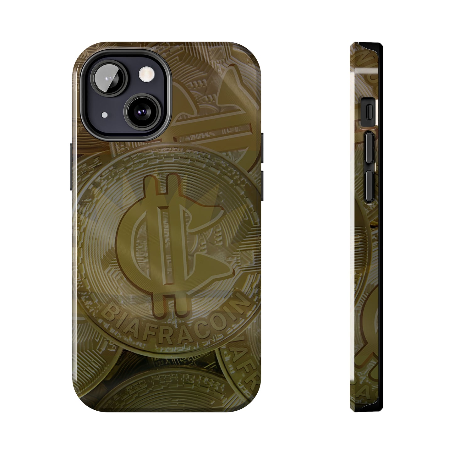 BiafraCoin Ejemma - Tough iPhone Cases (iPhone 7, 8, X, 11, 12, 13, 14, 15)
