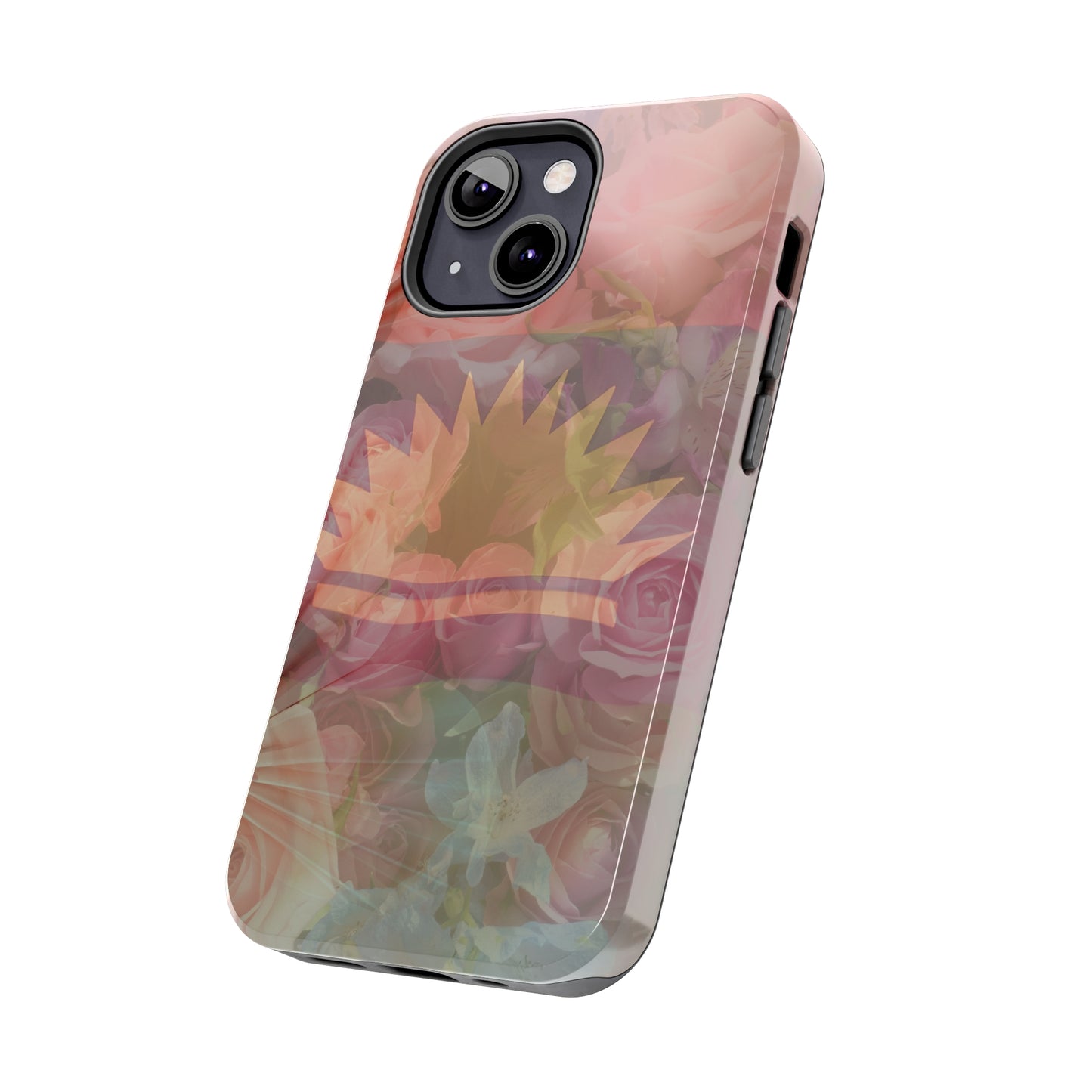 United States of Biafra Flag Flower Blend 3 - Tough iPhone Cases (iPhone 7, 8, X, 11, 12, 13, 14, 15)