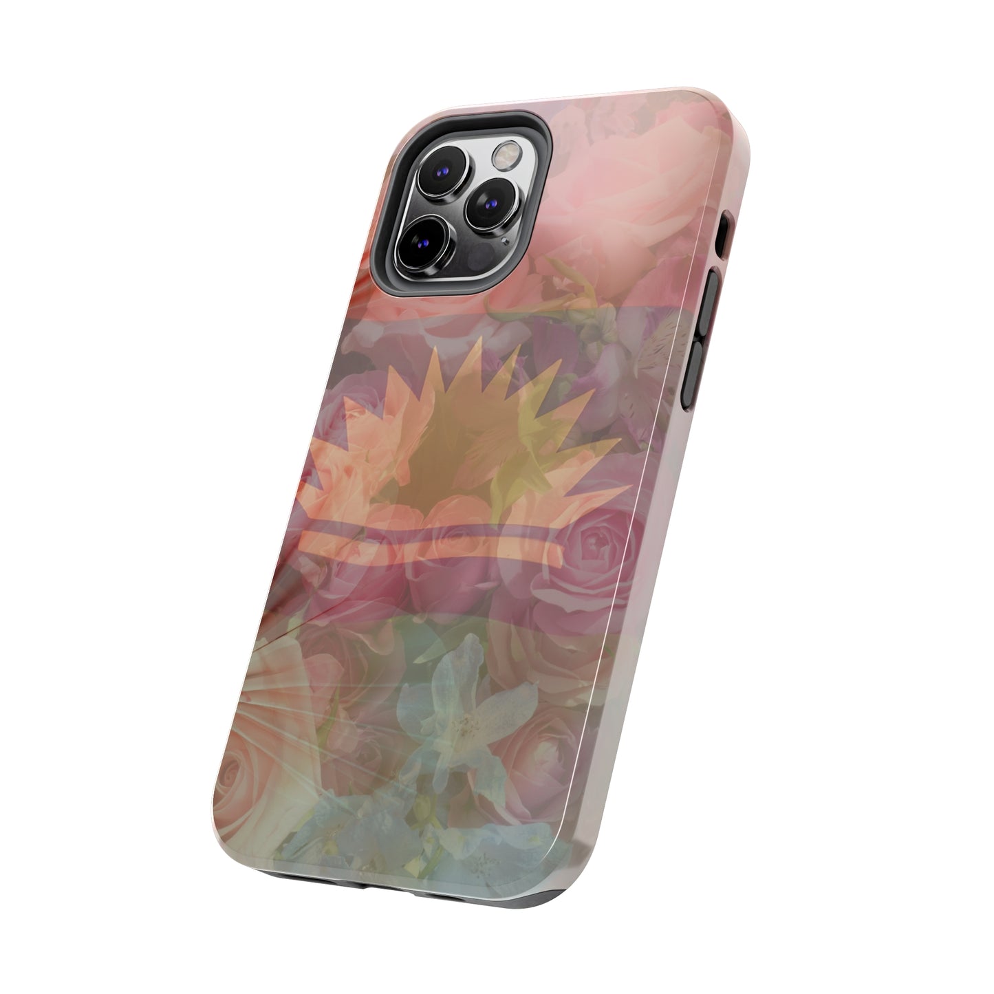 United States of Biafra Flag Flower Blend 3 - Tough iPhone Cases (iPhone 7, 8, X, 11, 12, 13, 14, 15)