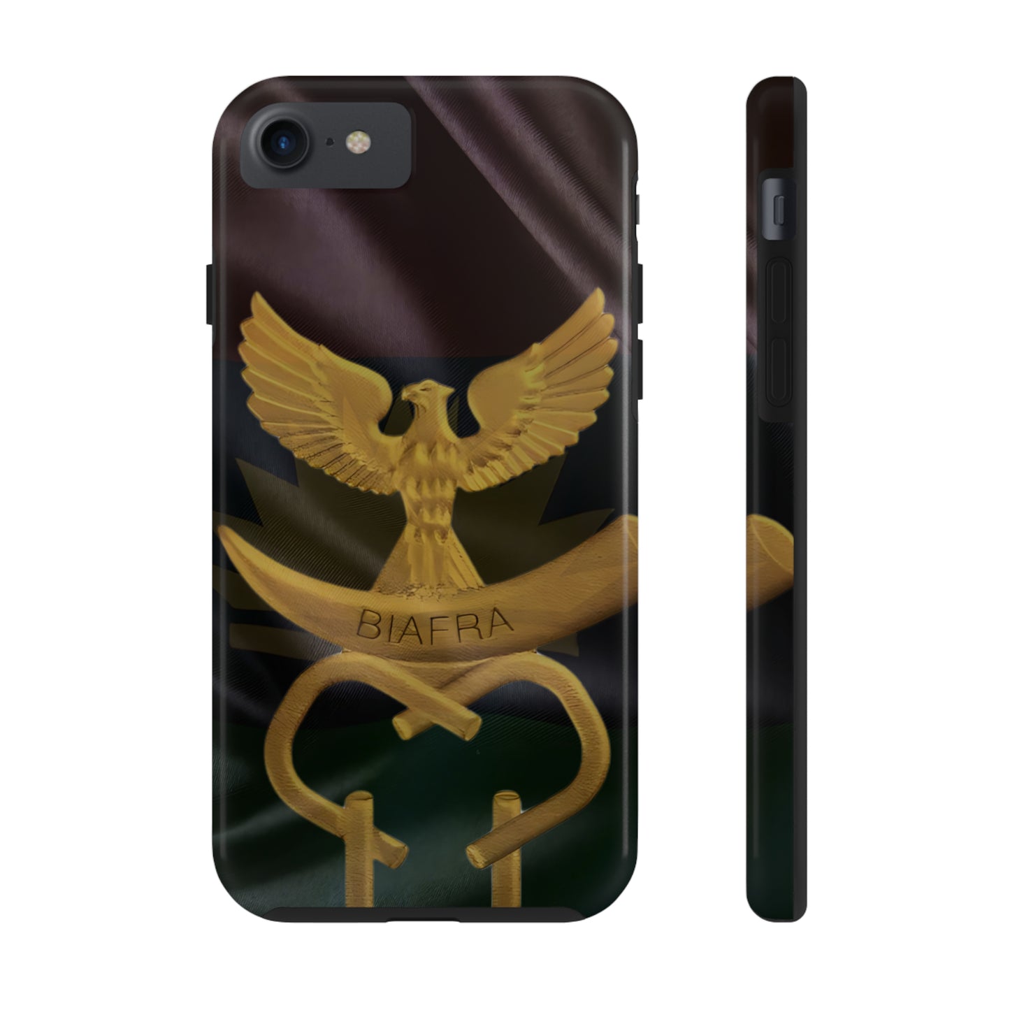 Biafra Liberation Army Logo Gold - Tough iPhone Cases (iPhone 7, 8, X, 11, 12, 13, 14, 15)