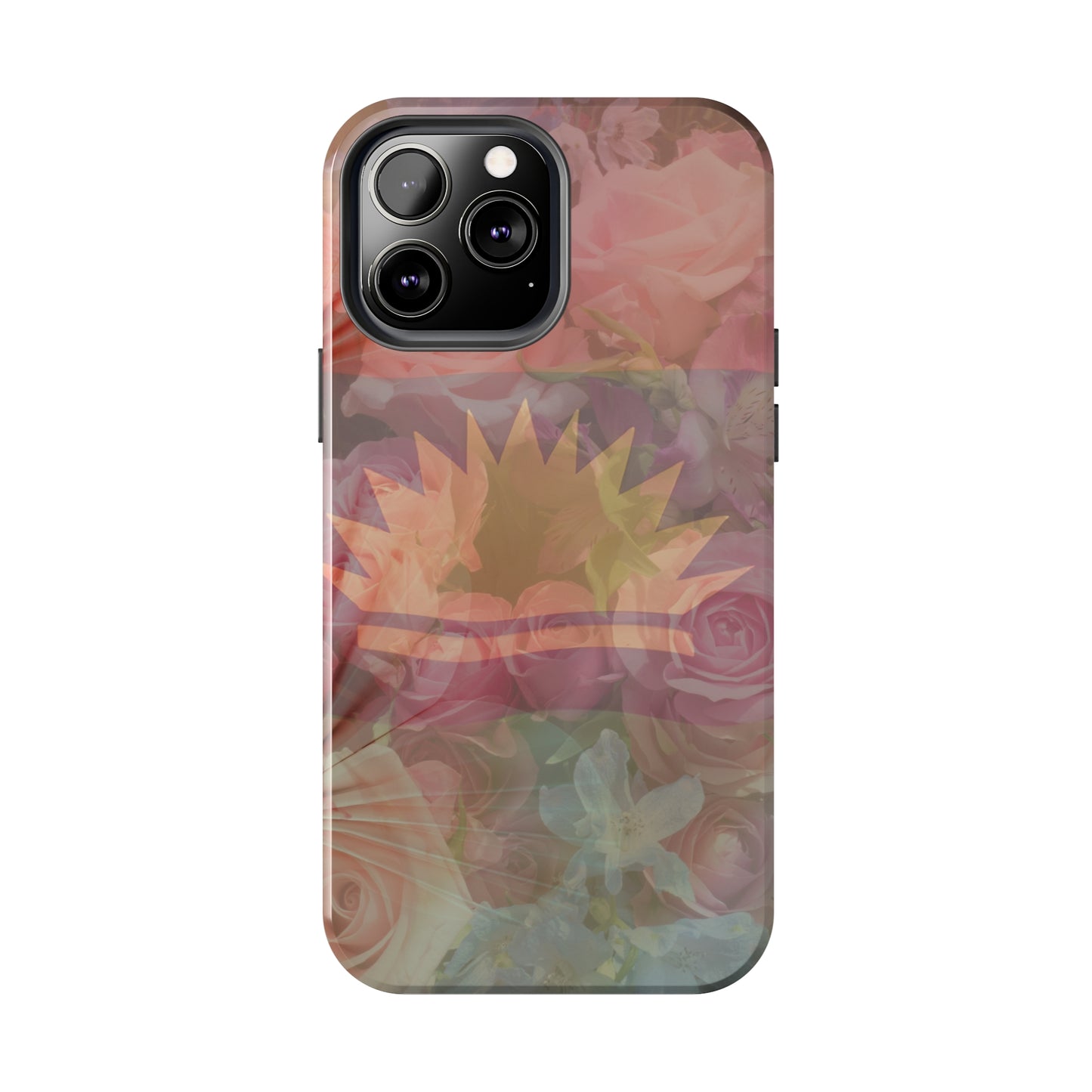 United States of Biafra Flag Flower Blend 3 - Tough iPhone Cases (iPhone 7, 8, X, 11, 12, 13, 14, 15)