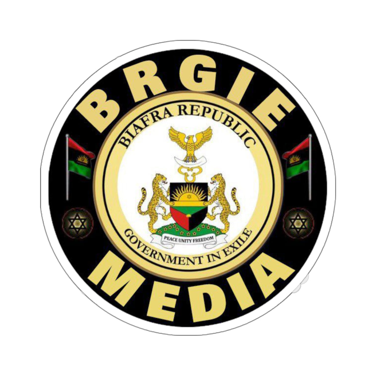 BRGIE Media Kiss-Cut Stickers