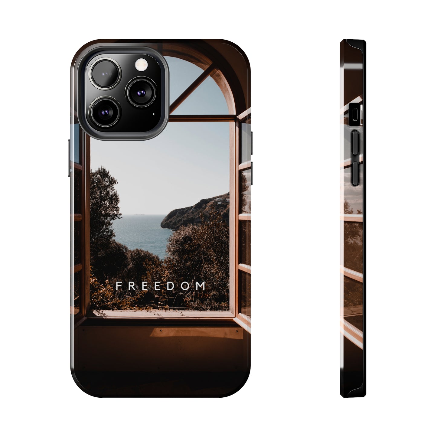 Freedom Awaits - Tough iPhone Cases (iPhone 7, 8, X, 11, 12, 13, 14, 15)