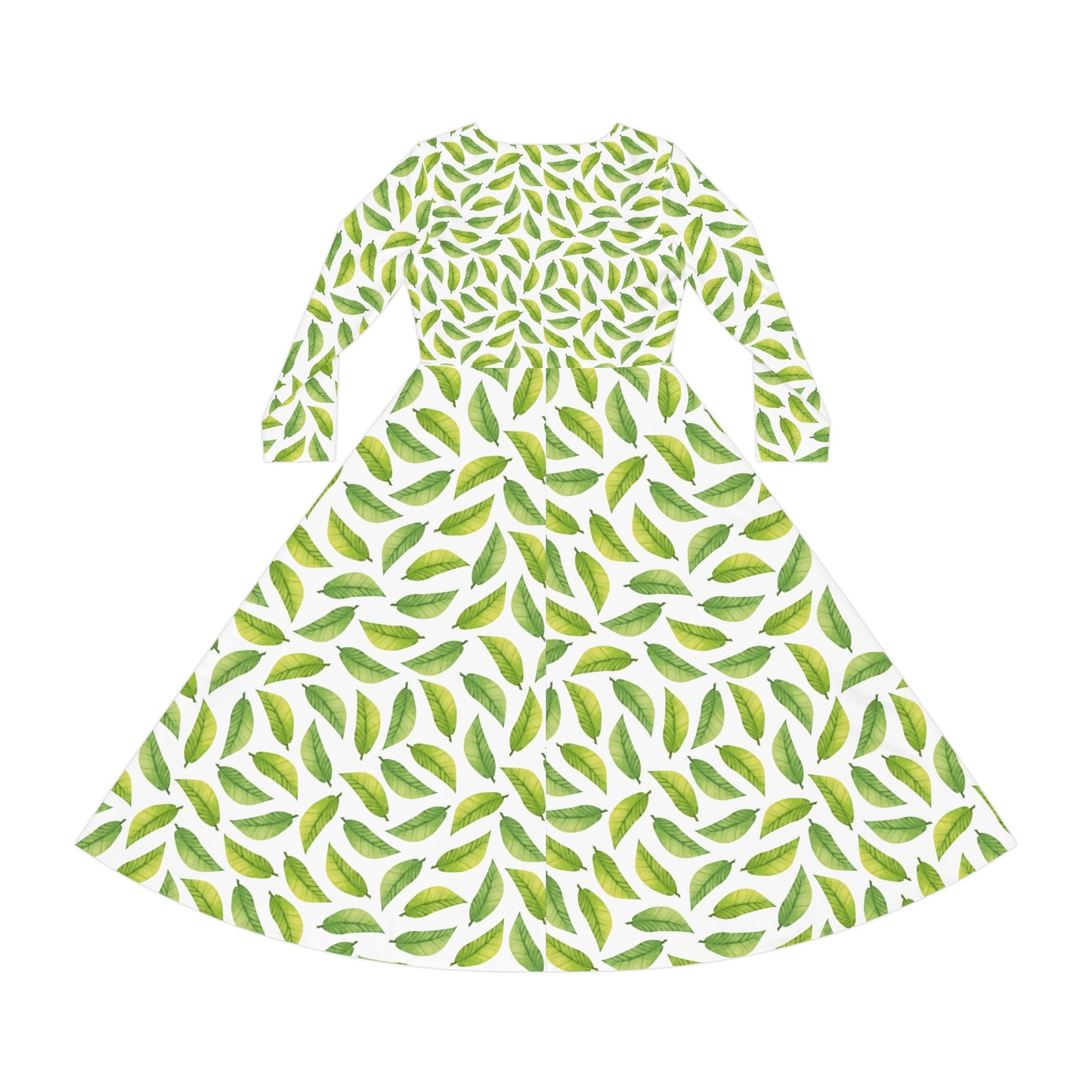 Leaves Women's Long Sleeve Dance Dress (China)
