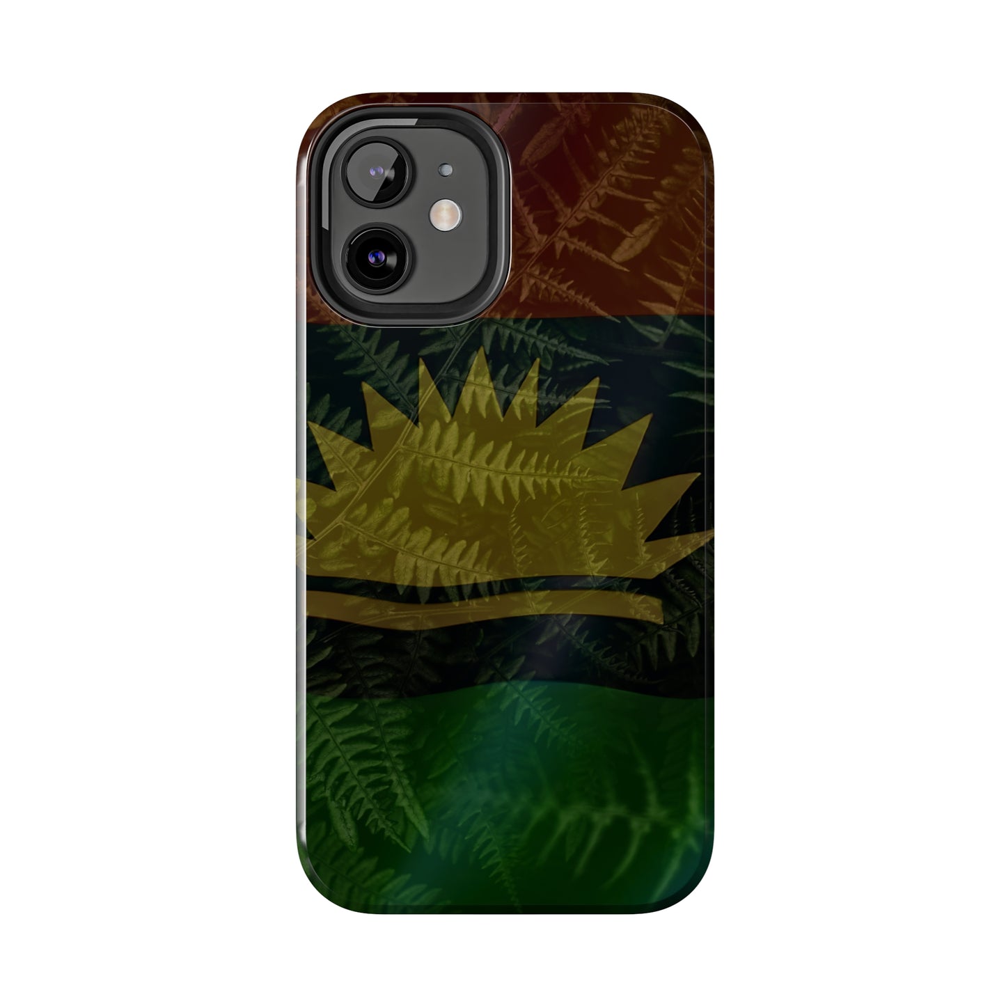 United States of Biafra Flag Plant Leaves - Tough iPhone Cases (iPhone 7, 8, X, 11, 12, 13, 14, 15)