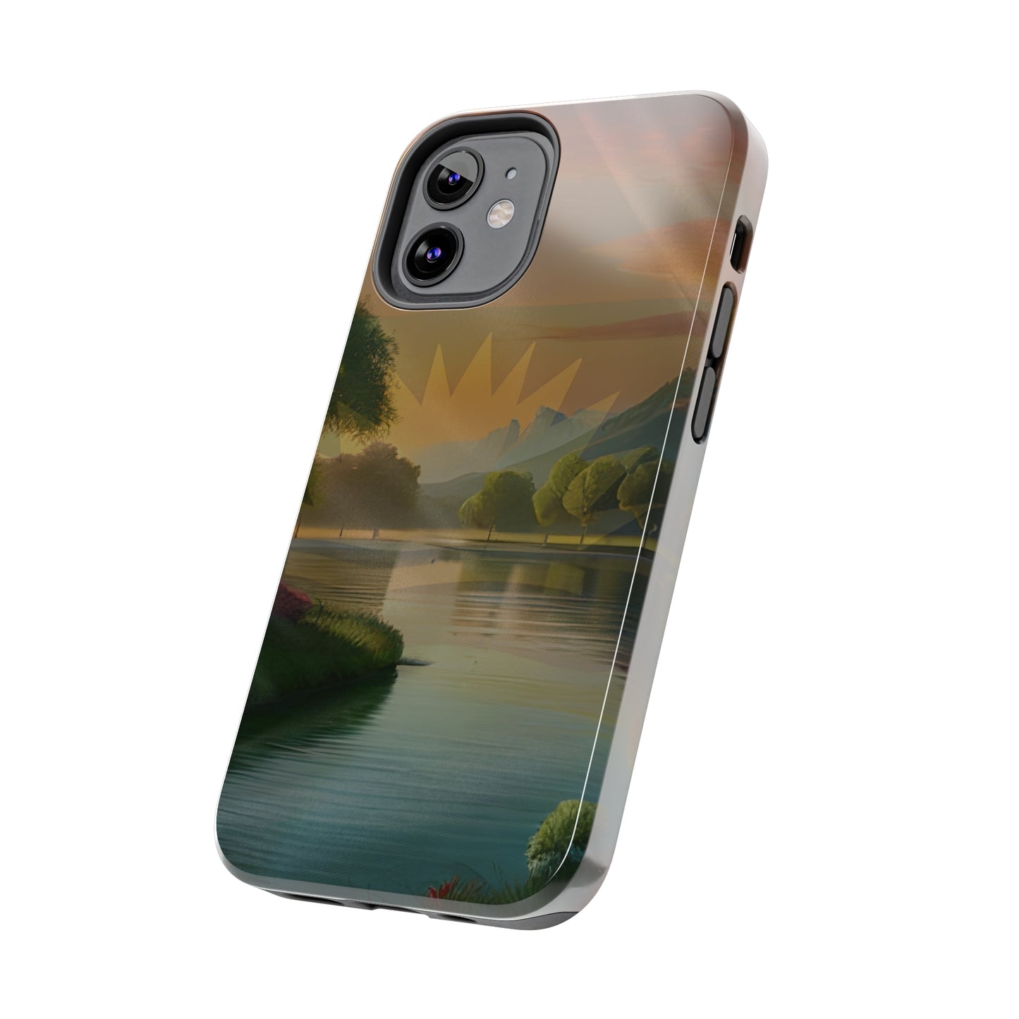 Neighborhood Pond, United States of Biafra - Tough iPhone Cases (iPhone 7, 8, X, 11, 12, 13, 14, 15)