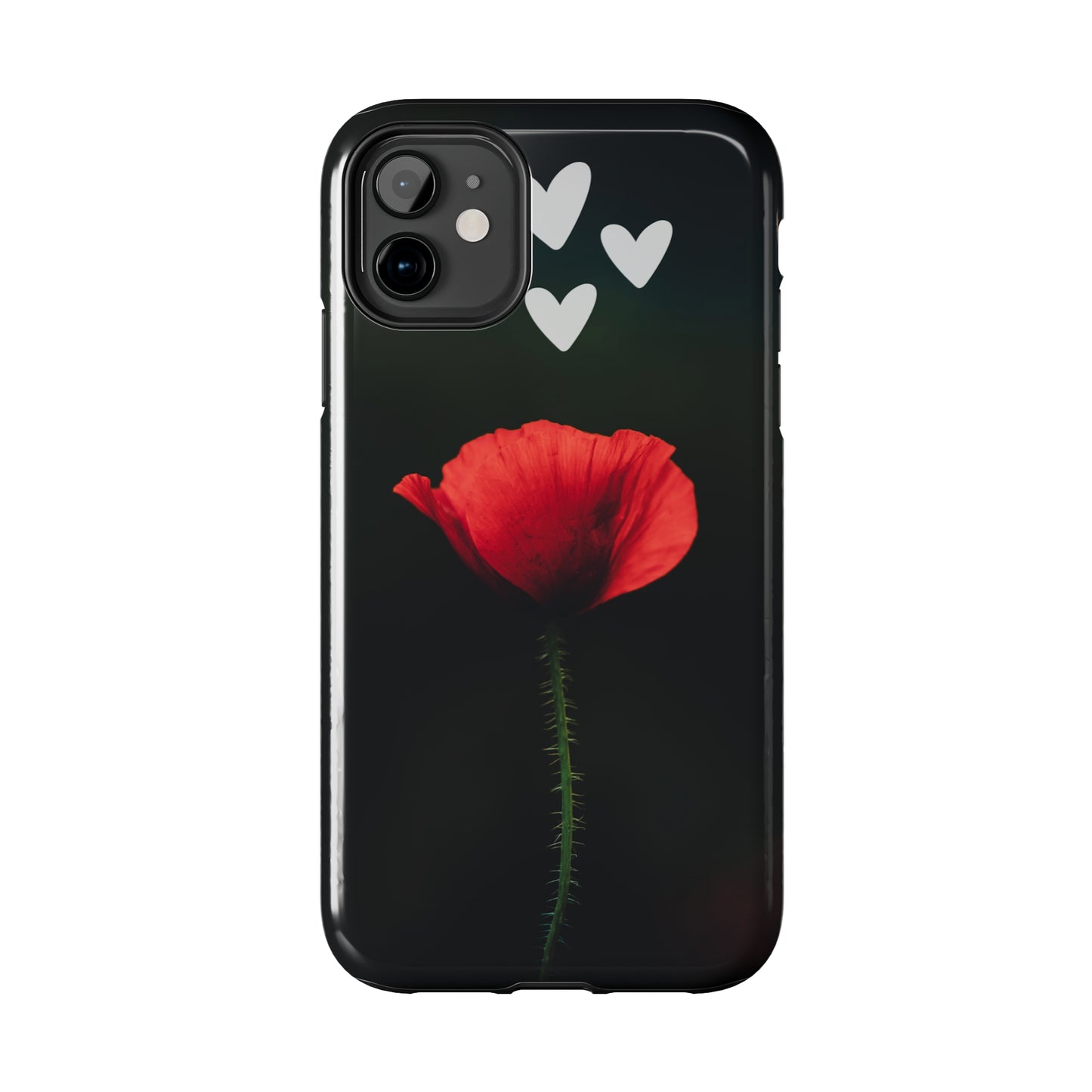 Red Rose - Tough iPhone Cases (iPhone 7, 8, X, 11, 12, 13, 14, 15)