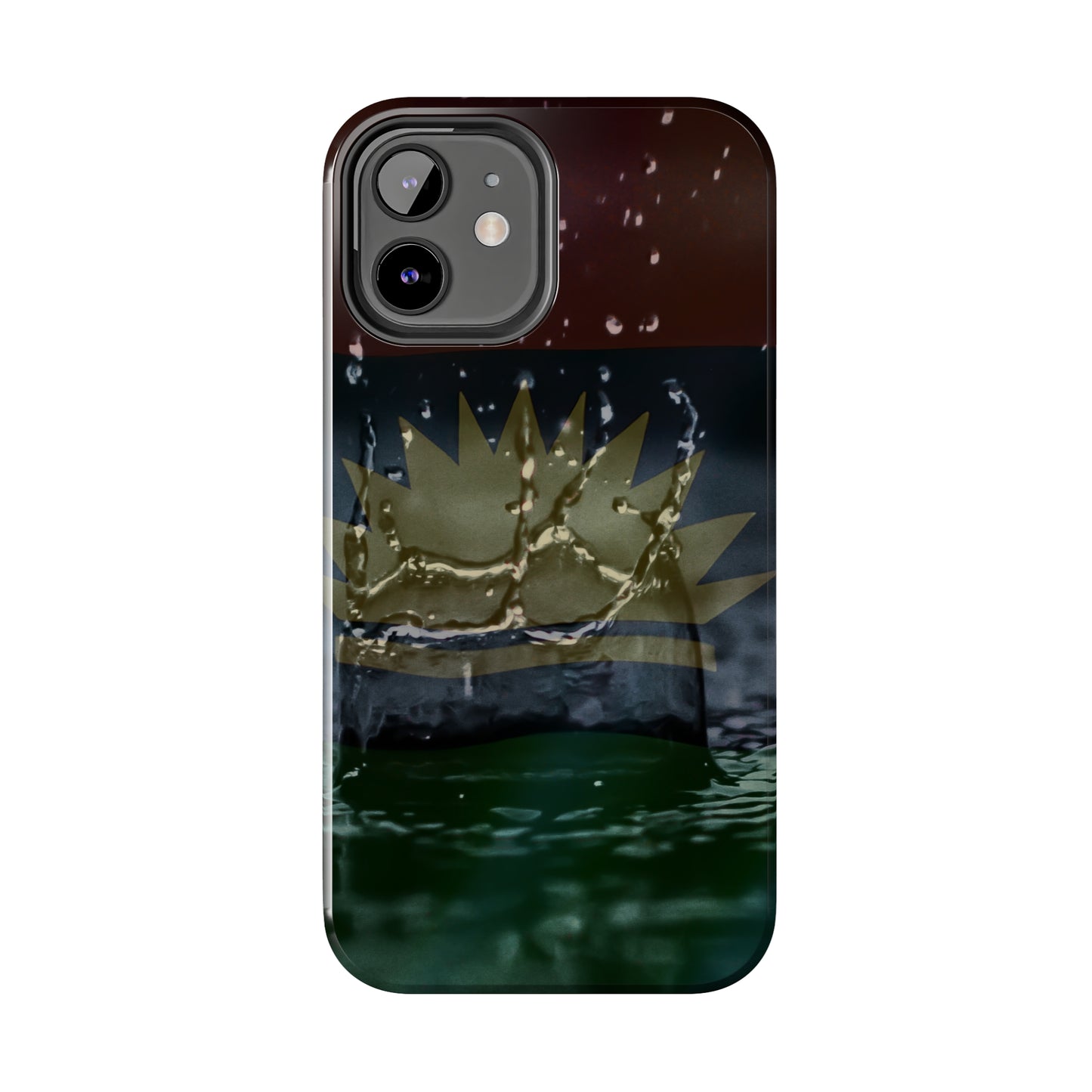 Rain Droplets, United States of Biafra - Tough iPhone Cases (iPhone 7, 8, X, 11, 12, 13, 14, 15)