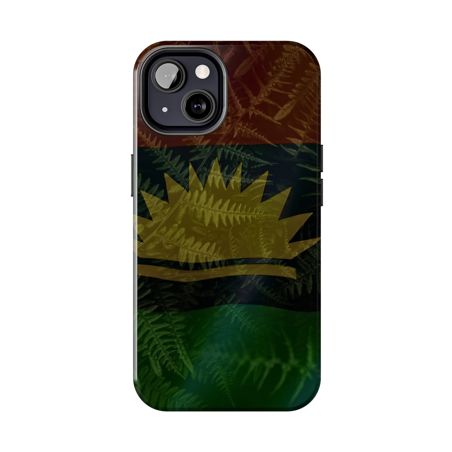 United States of Biafra Flag Plant Leaves - Tough iPhone Cases (iPhone 7, 8, X, 11, 12, 13, 14, 15)
