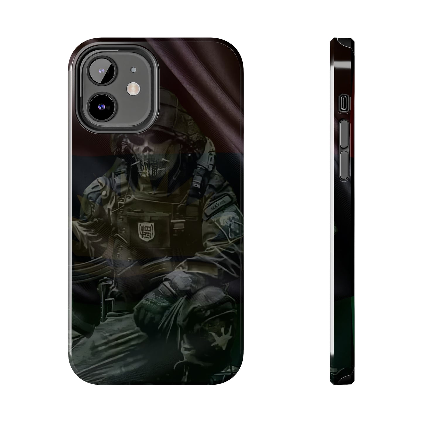 Biafra Soldier II - Tough iPhone Cases (iPhone 7, 8, X, 11, 12, 13, 14, 15)