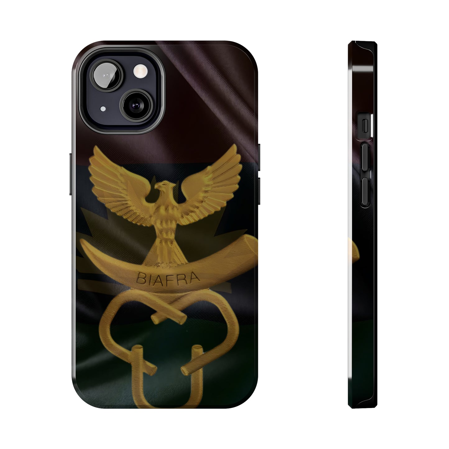 Biafra Liberation Army Logo Gold - Tough iPhone Cases (iPhone 7, 8, X, 11, 12, 13, 14, 15)