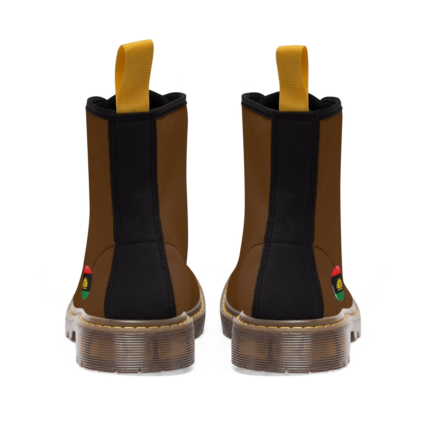 Brown Men's Canvas Boots