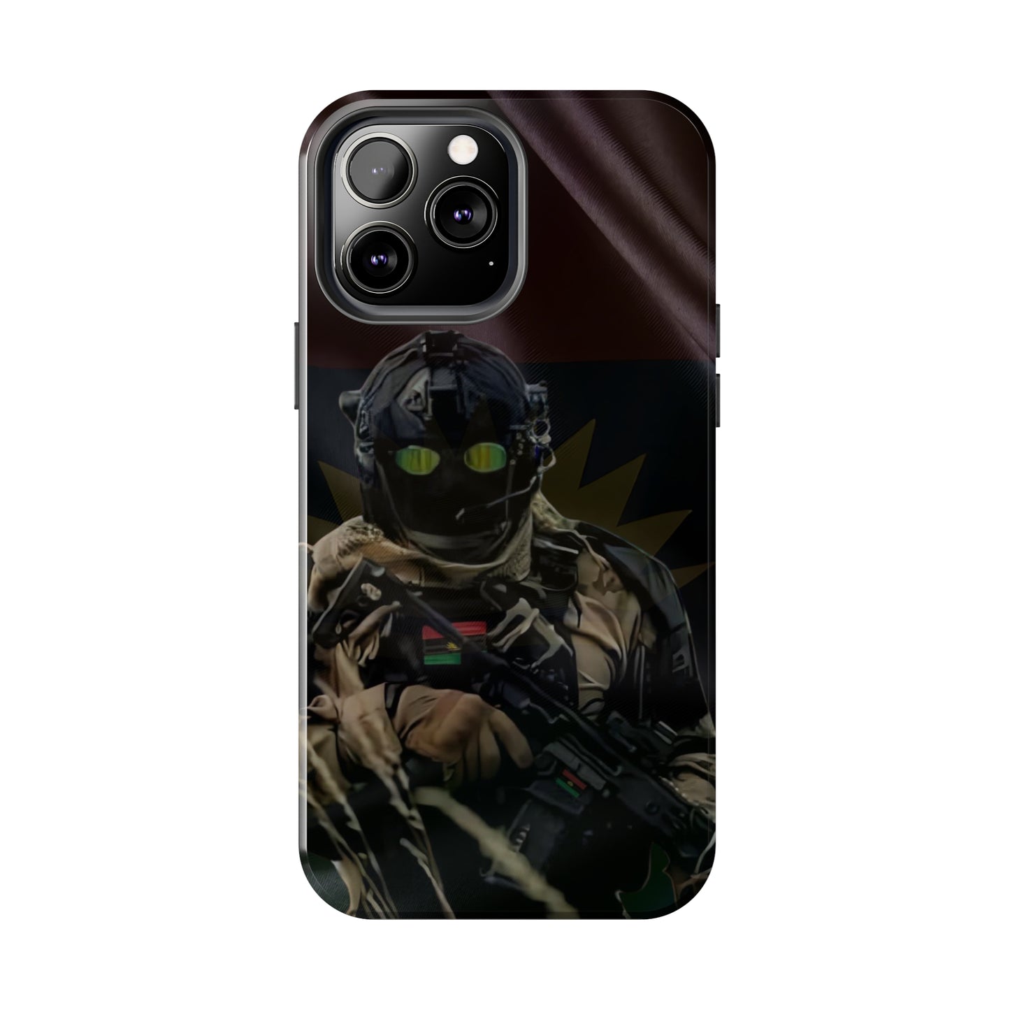 Biafra Soldier III - Tough iPhone Cases (iPhone 7, 8, X, 11, 12, 13, 14, 15)