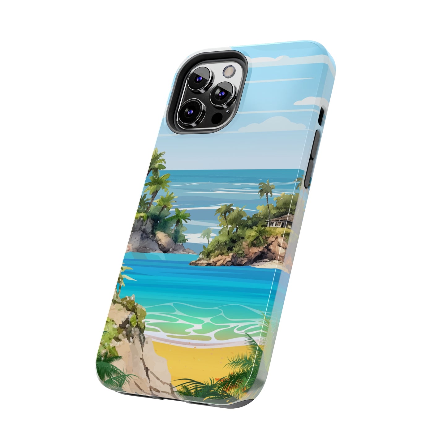 Island - Tough iPhone Cases (iPhone 7, 8, X, 11, 12, 13, 14, 15)