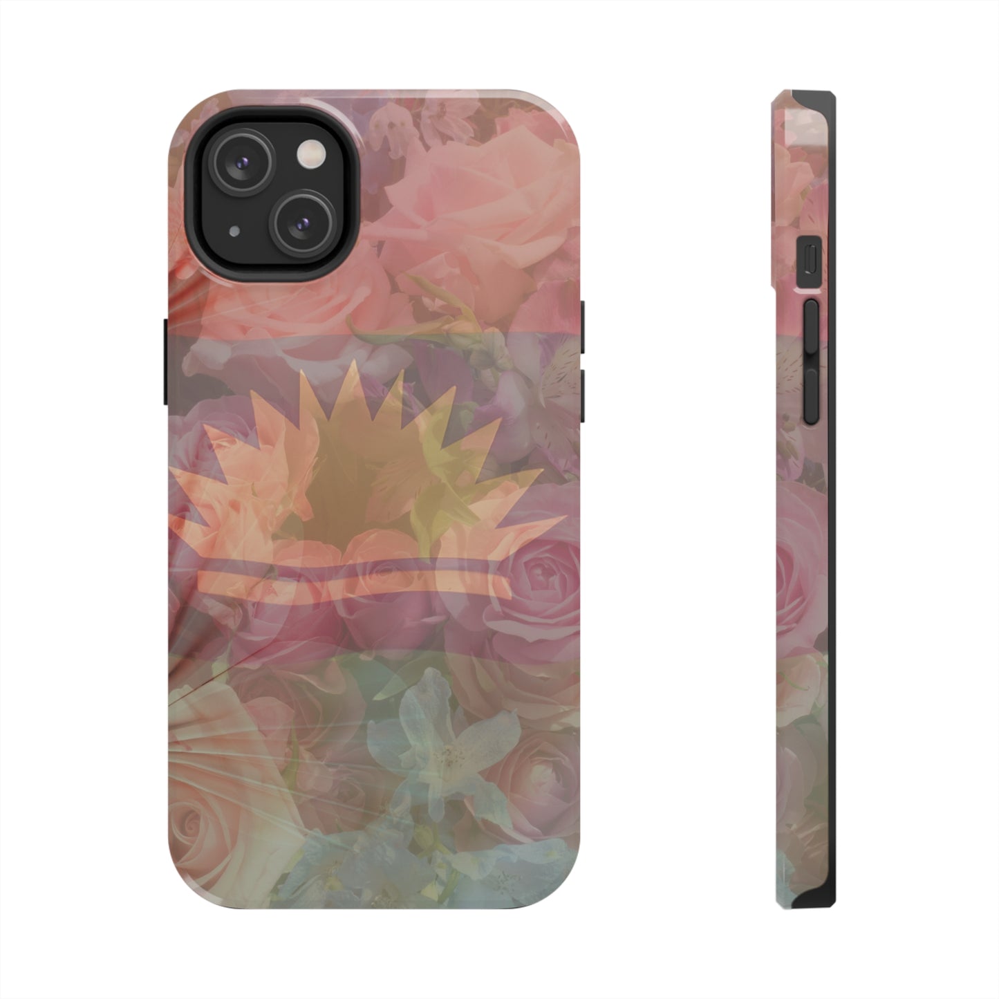 United States of Biafra Flag Flower Blend 3 - Tough iPhone Cases (iPhone 7, 8, X, 11, 12, 13, 14, 15)