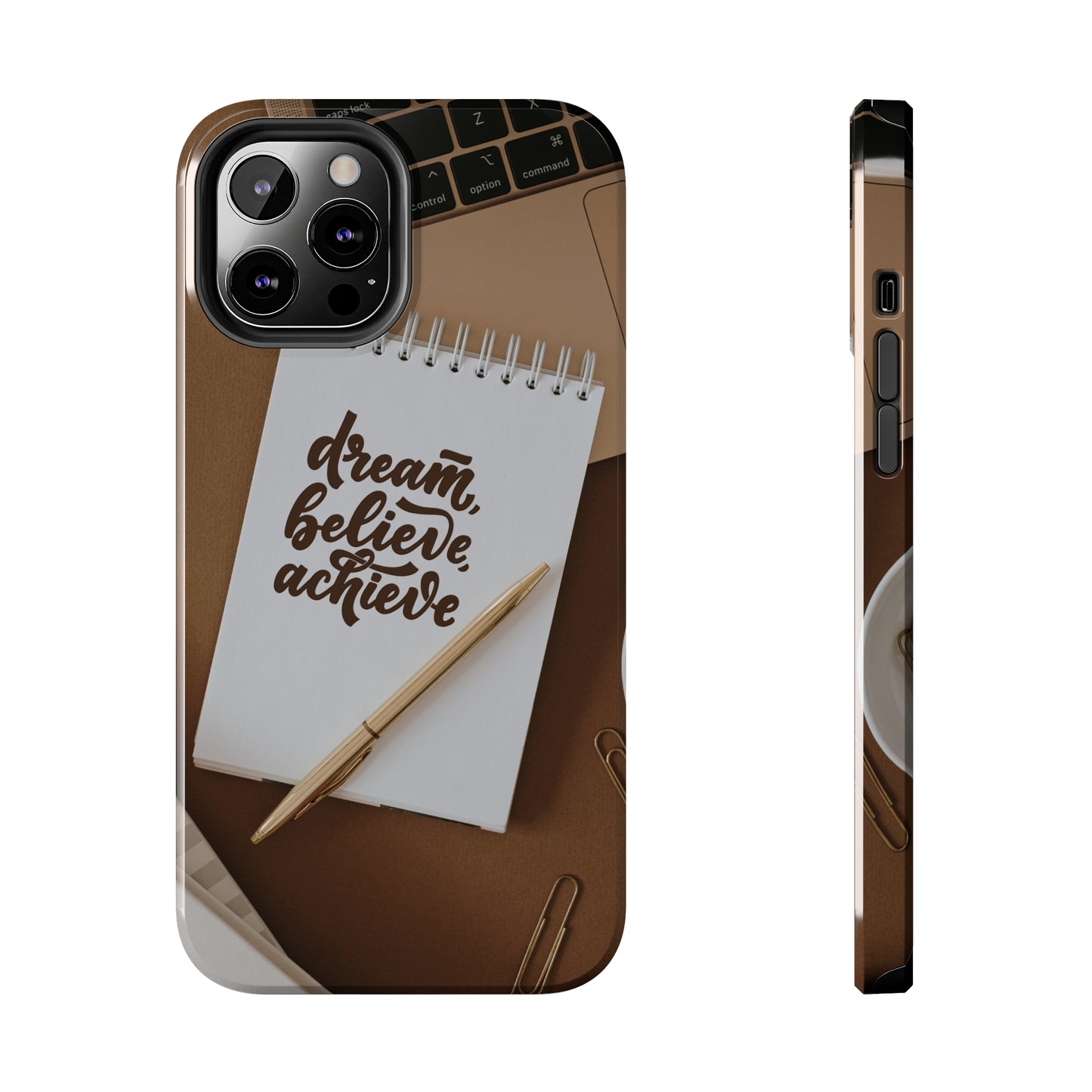 Dream Believe Achieve - Tough iPhone Cases (iPhone 7, 8, X, 11, 12, 13, 14, 15)