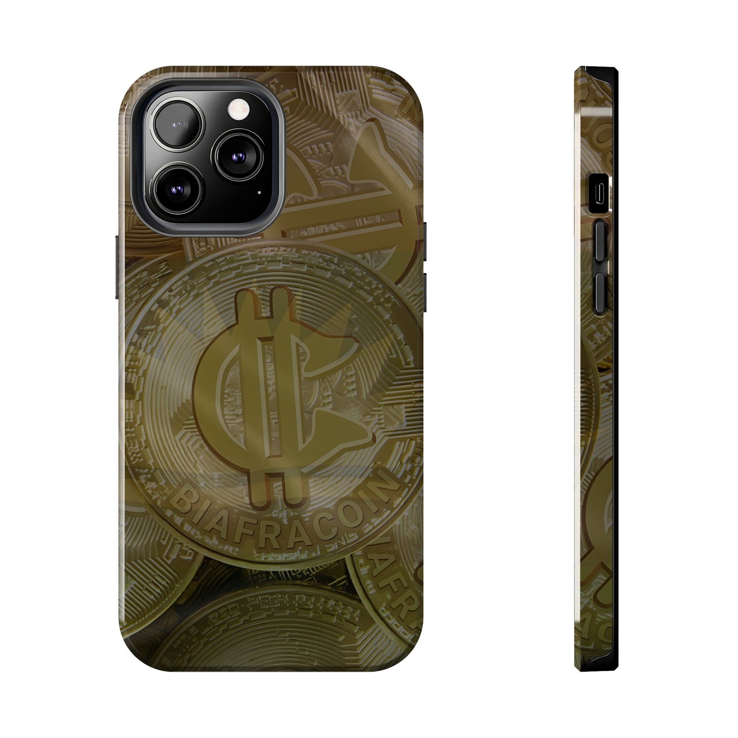 BiafraCoin Ejemma - Tough iPhone Cases (iPhone 7, 8, X, 11, 12, 13, 14, 15)