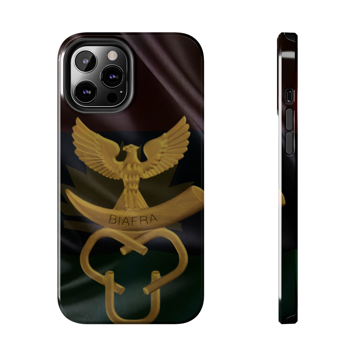 Biafra Liberation Army Logo Gold - Tough iPhone Cases (iPhone 7, 8, X, 11, 12, 13, 14, 15)