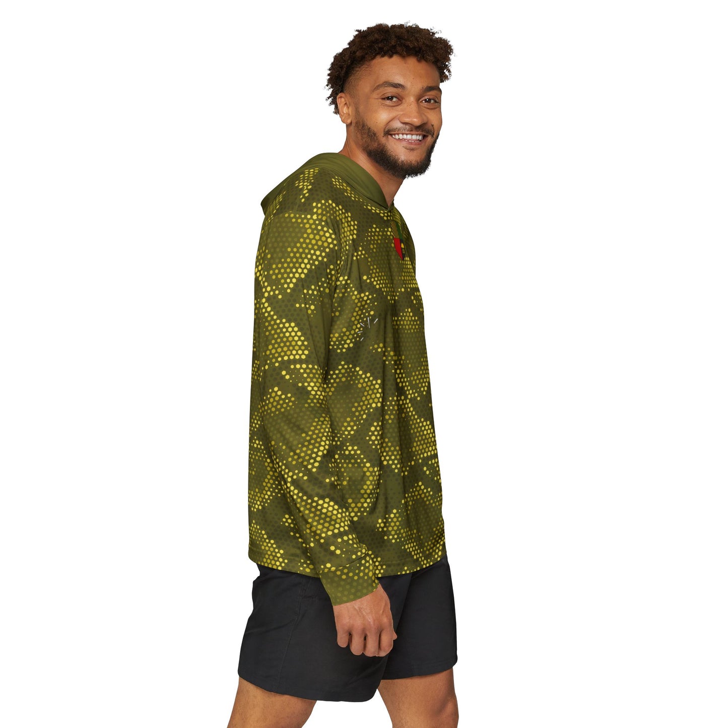 Green Mesh Style | Soccer Jersey Long sleeve