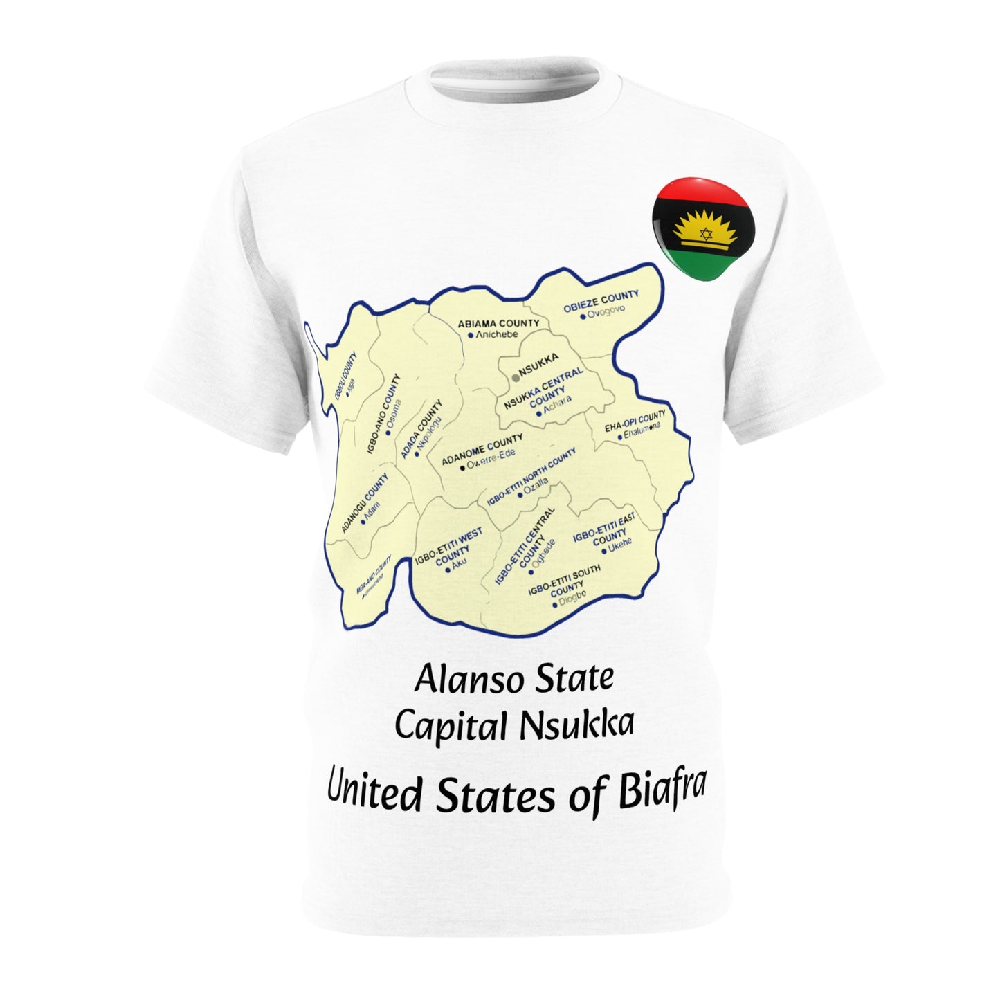 Alanso State, United States of Biafra T-Shirt
