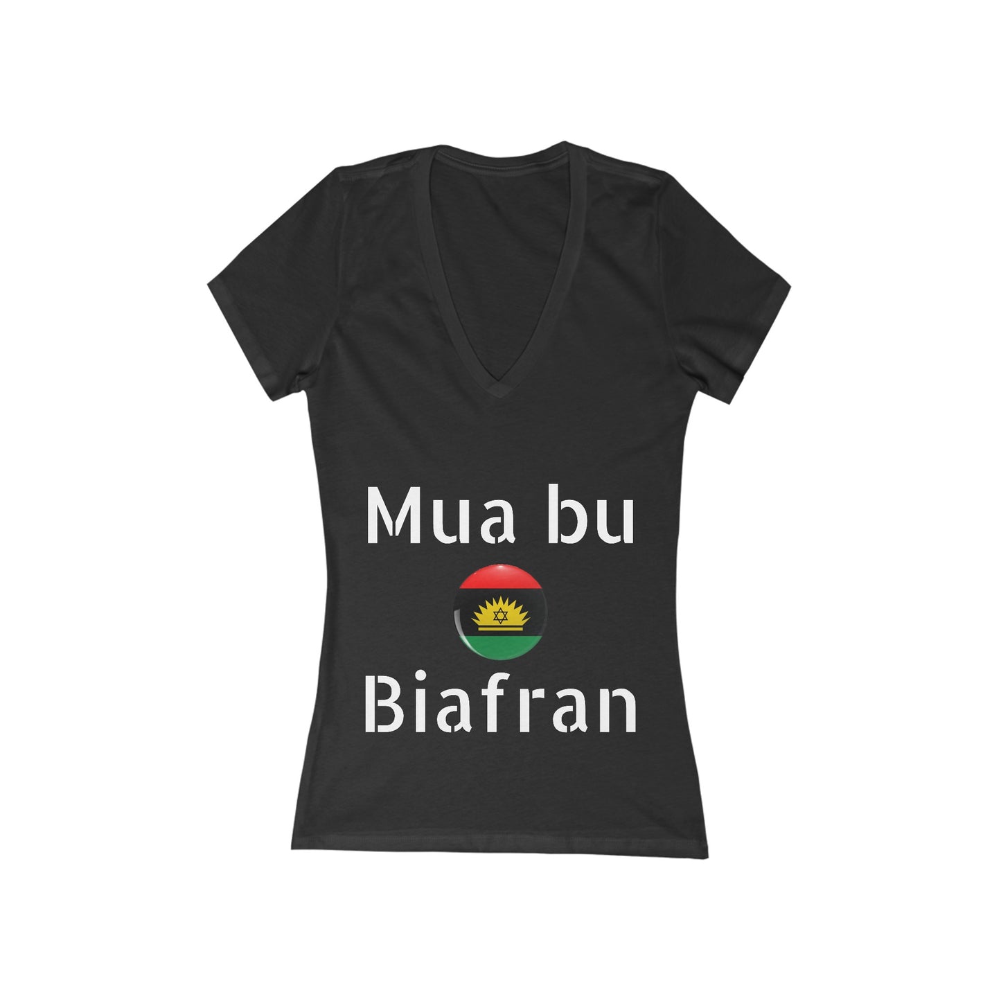 Mua Bu Biafran Women's V-Neck T-Shirt