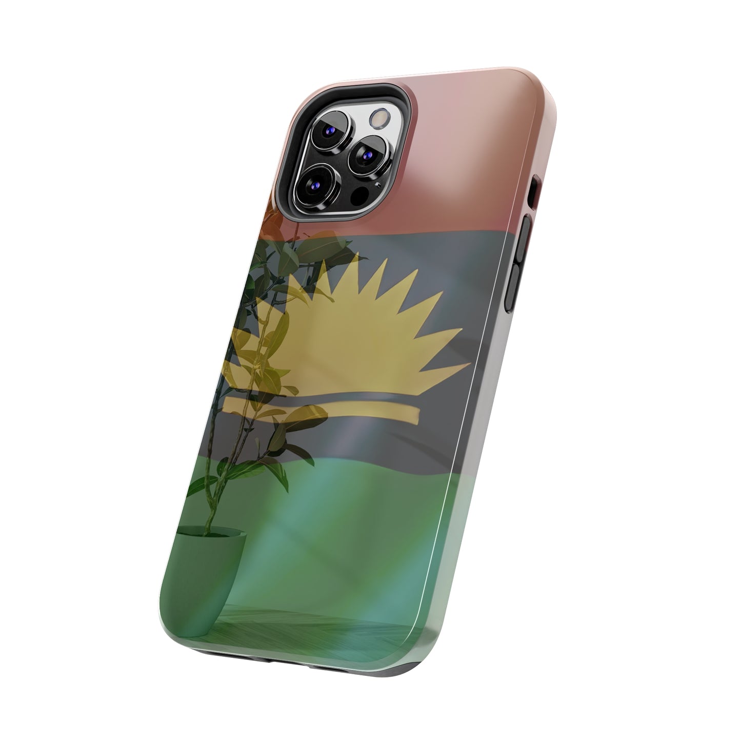 United States of Biafra Flag Plant Vase - Tough iPhone Cases (iPhone 7, 8, X, 11, 12, 13, 14, 15)