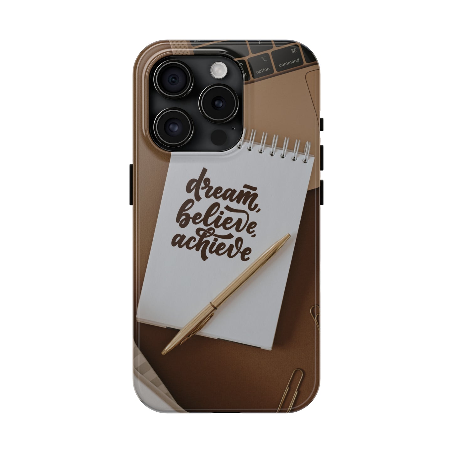Dream Believe Achieve - Tough iPhone Cases (iPhone 7, 8, X, 11, 12, 13, 14, 15)