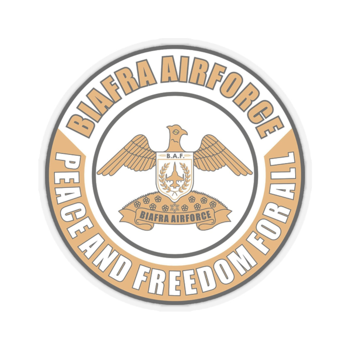 Biafra Airforce Kiss-Cut Stickers