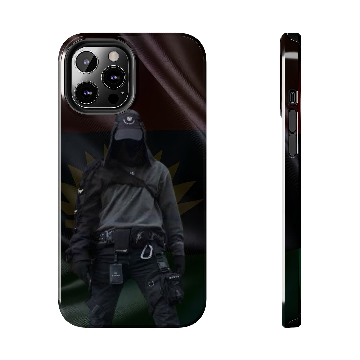 Biafra Soldier VII - Tough iPhone Cases (iPhone 7, 8, X, 11, 12, 13, 14, 15)