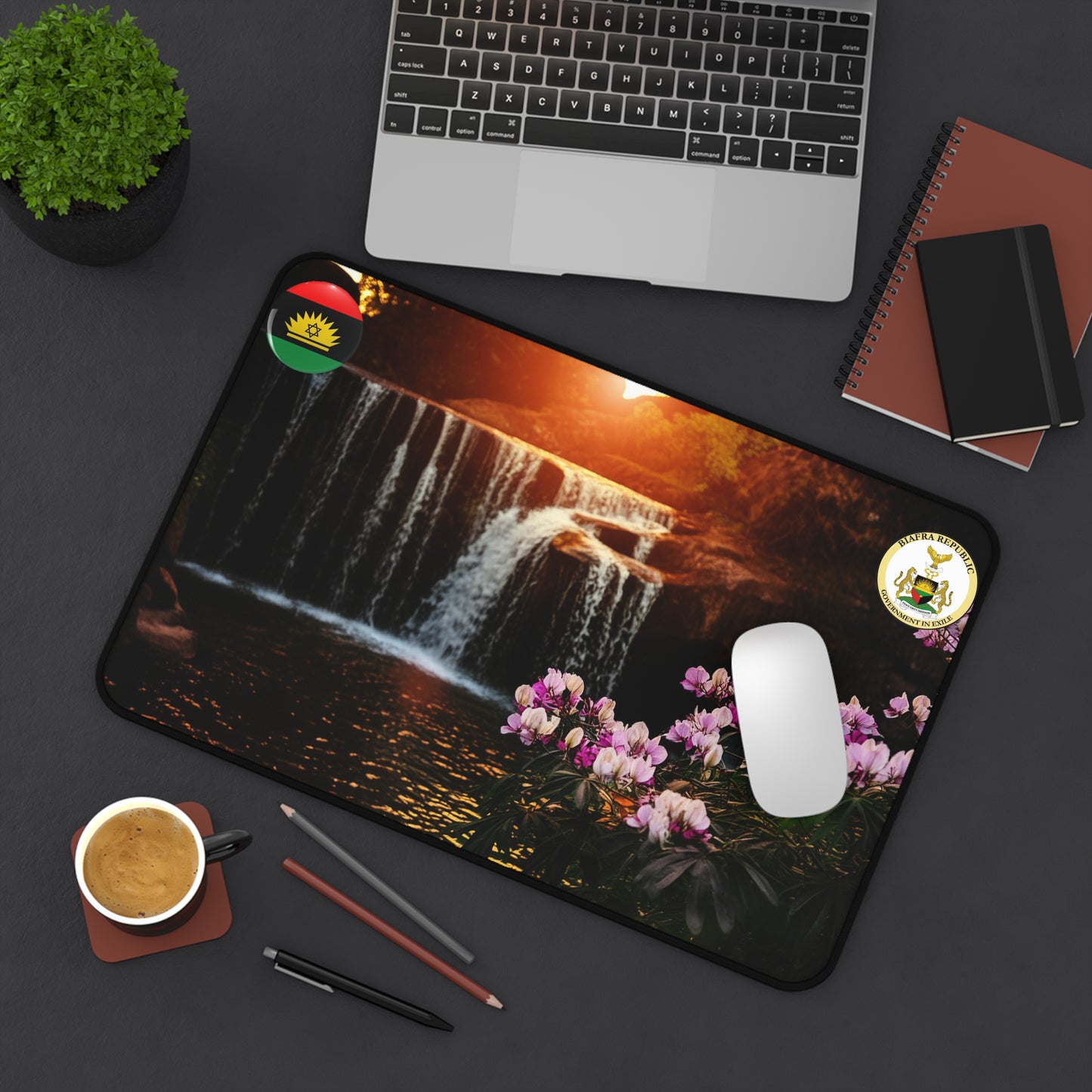 Waterfalls Desk Mat