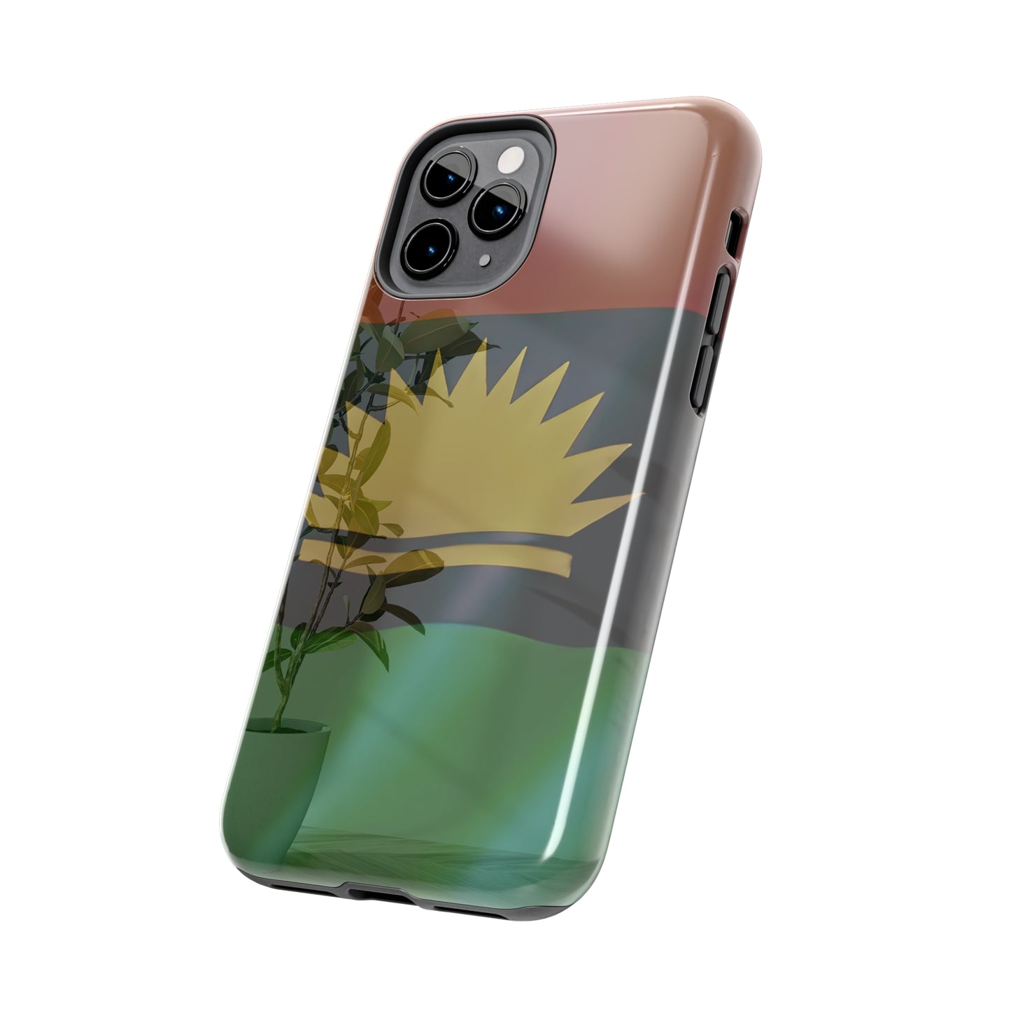 United States of Biafra Flag Plant Vase - Tough iPhone Cases (iPhone 7, 8, X, 11, 12, 13, 14, 15)