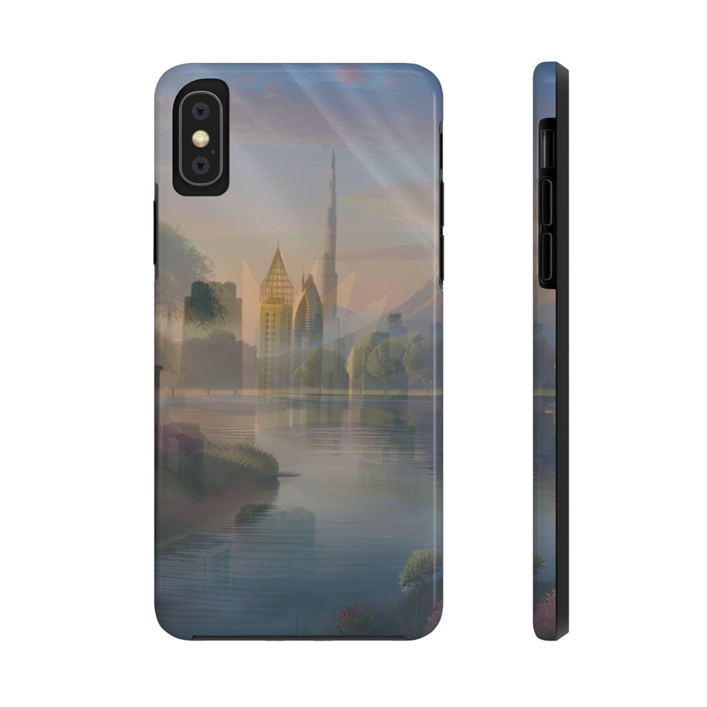 City Neighborhood Pond United States of Biafra - Tough iPhone Cases (iPhone 7, 8, X, 11, 12, 13, 14, 15)