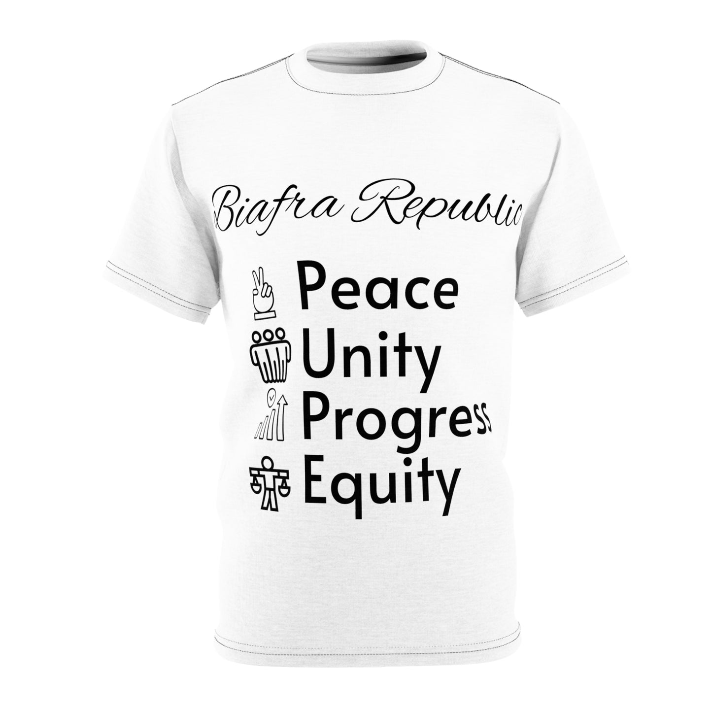 Biafra Republic (Peace, Unity, Progress, Equity)T-Shirt