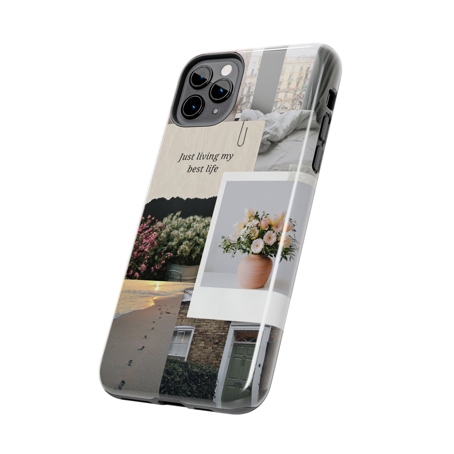 Just Living My Best Life - Tough iPhone Cases (iPhone 7, 8, X, 11, 12, 13, 14, 15)