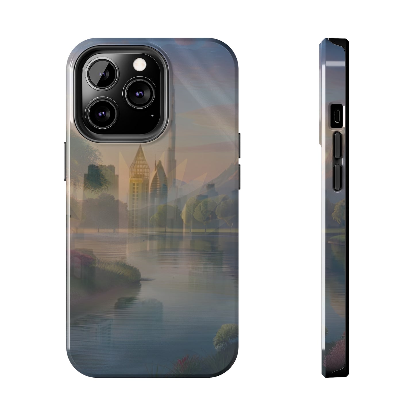 City Neighborhood Pond United States of Biafra - Tough iPhone Cases (iPhone 7, 8, X, 11, 12, 13, 14, 15)