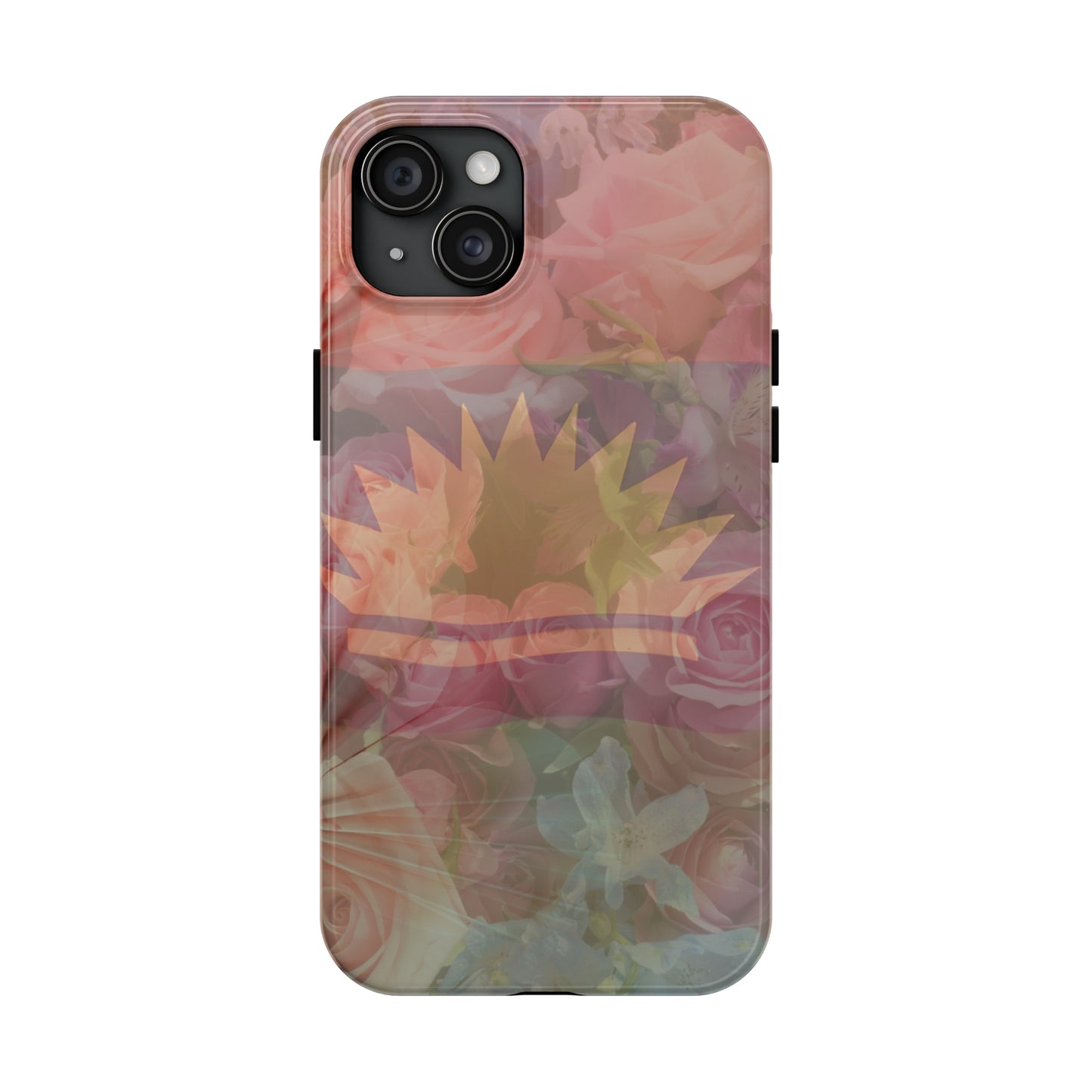 United States of Biafra Flag Flower Blend 3 - Tough iPhone Cases (iPhone 7, 8, X, 11, 12, 13, 14, 15)