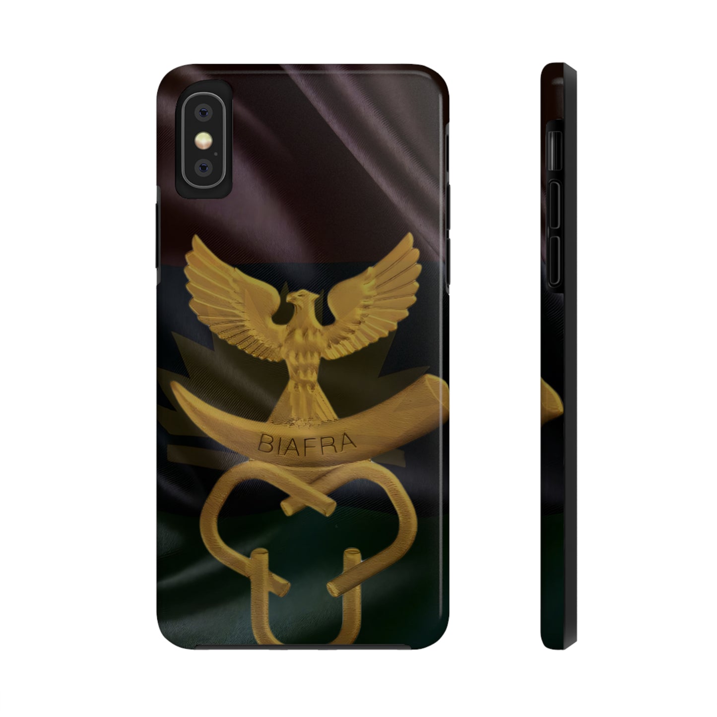 Biafra Liberation Army Logo Gold - Tough iPhone Cases (iPhone 7, 8, X, 11, 12, 13, 14, 15)