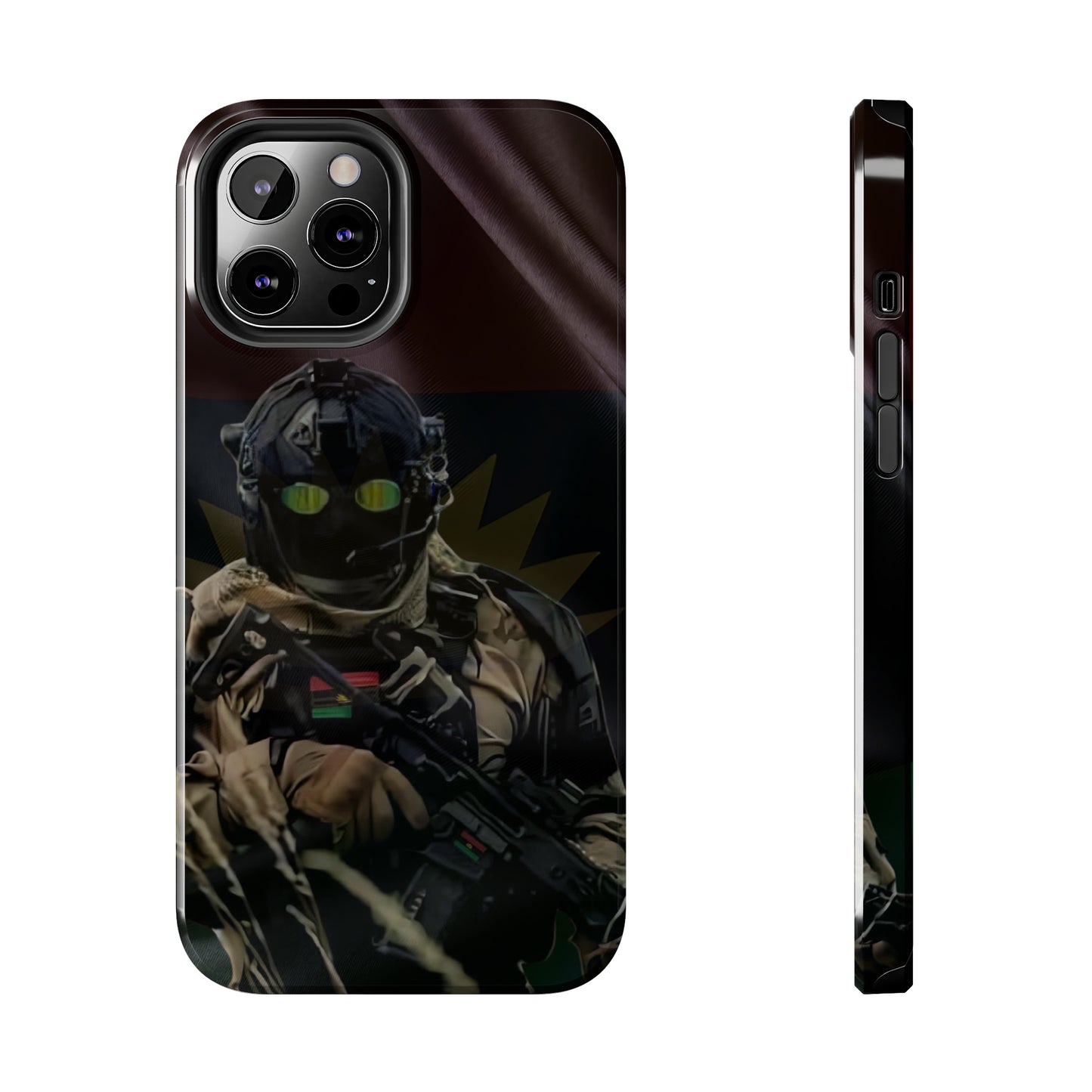 Biafra Soldier III - Tough iPhone Cases (iPhone 7, 8, X, 11, 12, 13, 14, 15)