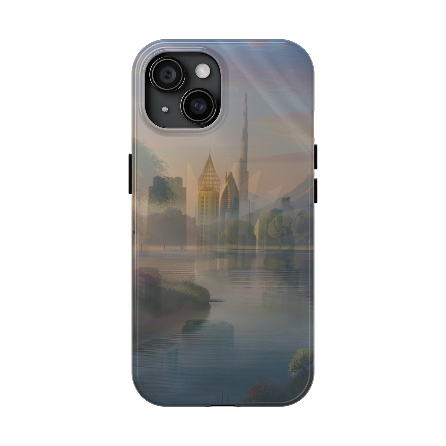 City Neighborhood Pond United States of Biafra - Tough iPhone Cases (iPhone 7, 8, X, 11, 12, 13, 14, 15)