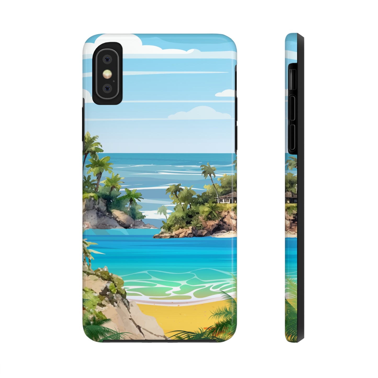 Island - Tough iPhone Cases (iPhone 7, 8, X, 11, 12, 13, 14, 15)