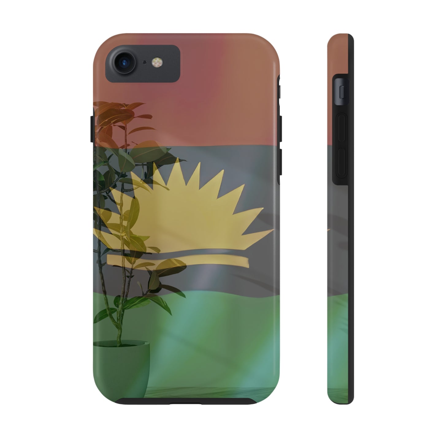 United States of Biafra Flag Plant Vase - Tough iPhone Cases (iPhone 7, 8, X, 11, 12, 13, 14, 15)