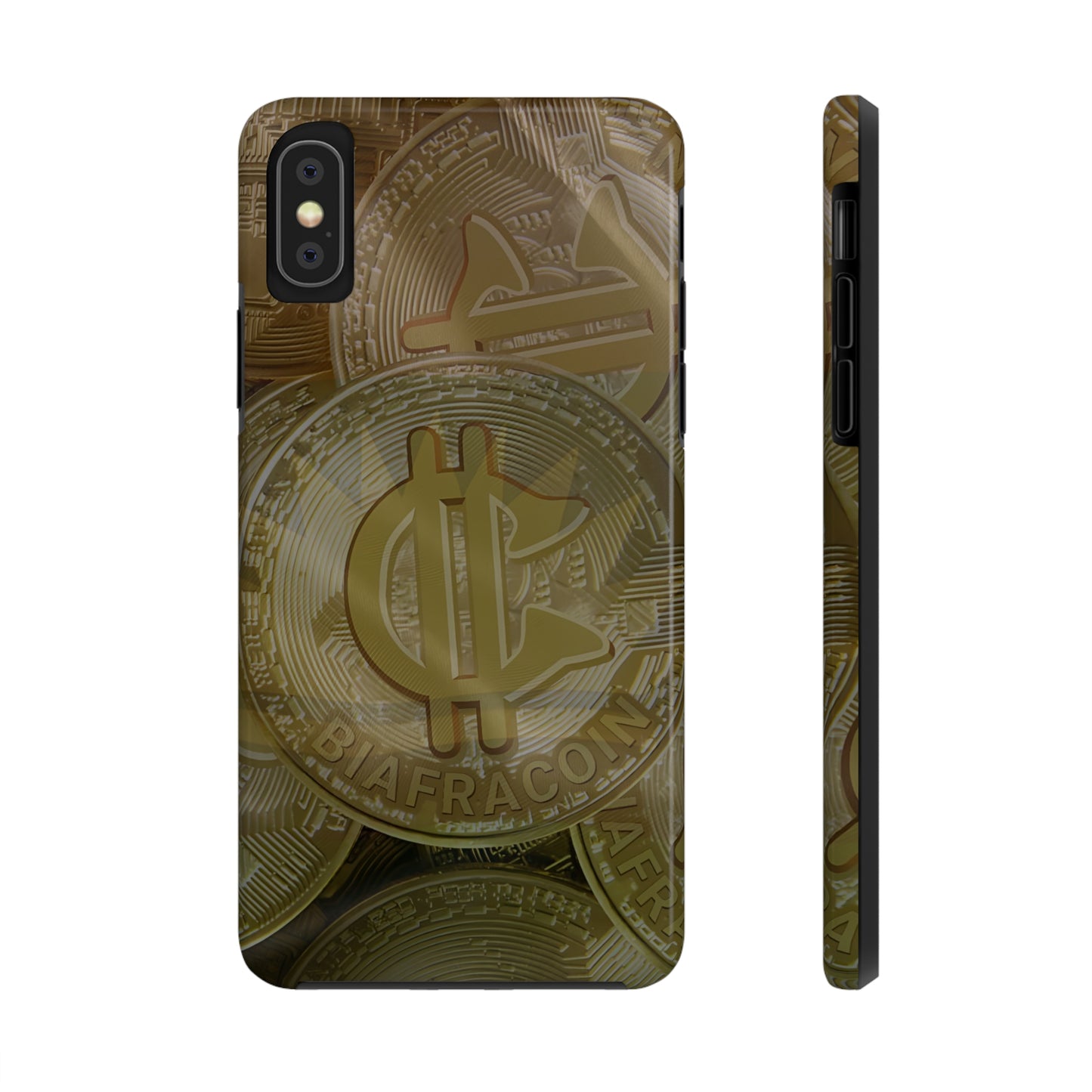 BiafraCoin Ejemma - Tough iPhone Cases (iPhone 7, 8, X, 11, 12, 13, 14, 15)