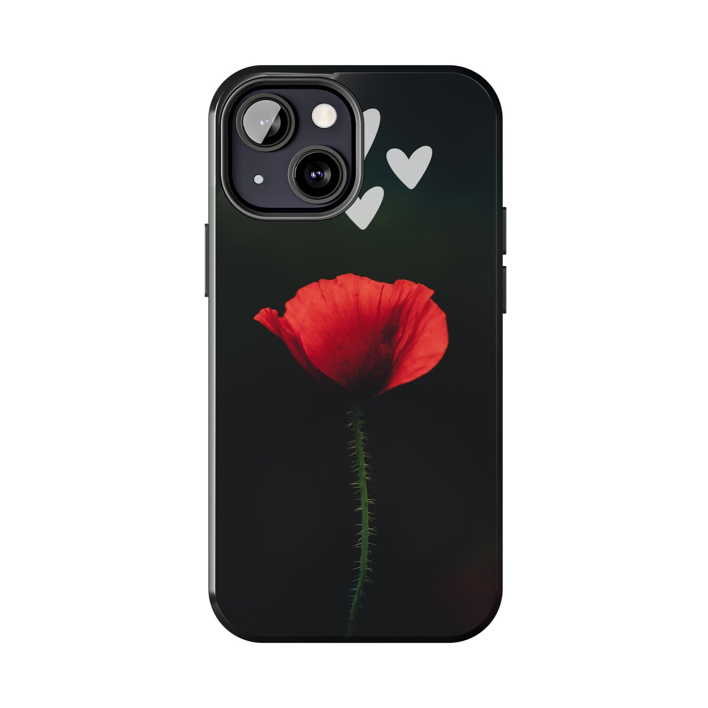 Red Rose - Tough iPhone Cases (iPhone 7, 8, X, 11, 12, 13, 14, 15)