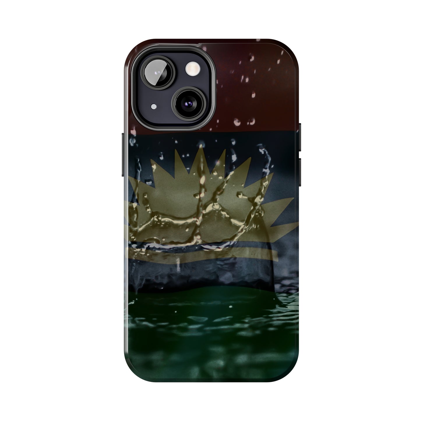 Rain Droplets, United States of Biafra - Tough iPhone Cases (iPhone 7, 8, X, 11, 12, 13, 14, 15)