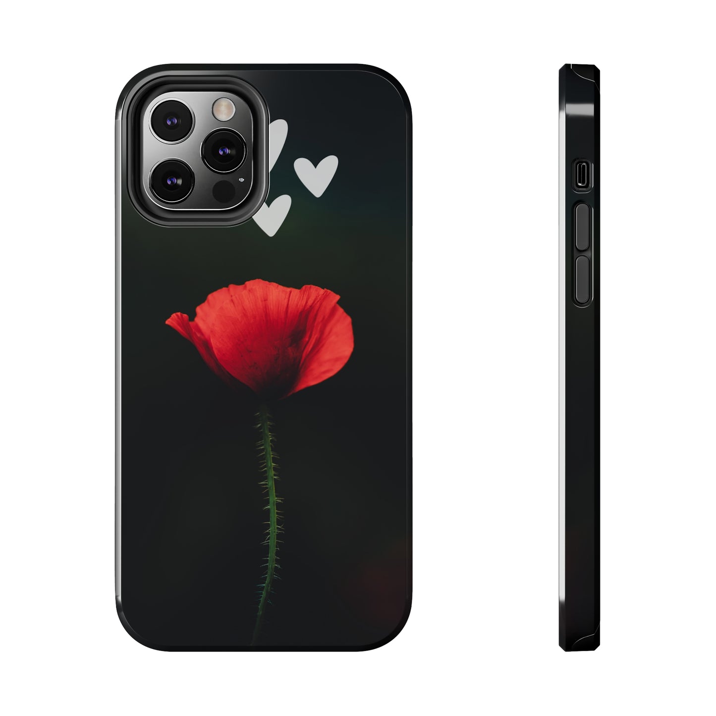 Red Rose - Tough iPhone Cases (iPhone 7, 8, X, 11, 12, 13, 14, 15)